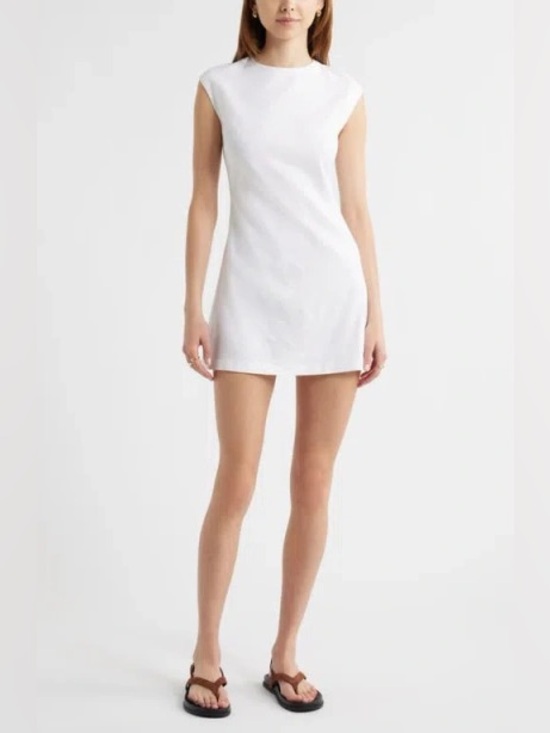 Open Edit Dresses & Skirts - NWT- OPEN EDIT Linen Blend Shift Dress In White, size XL